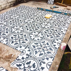 Northern Landscapes - Moroccan inspired tiled patio